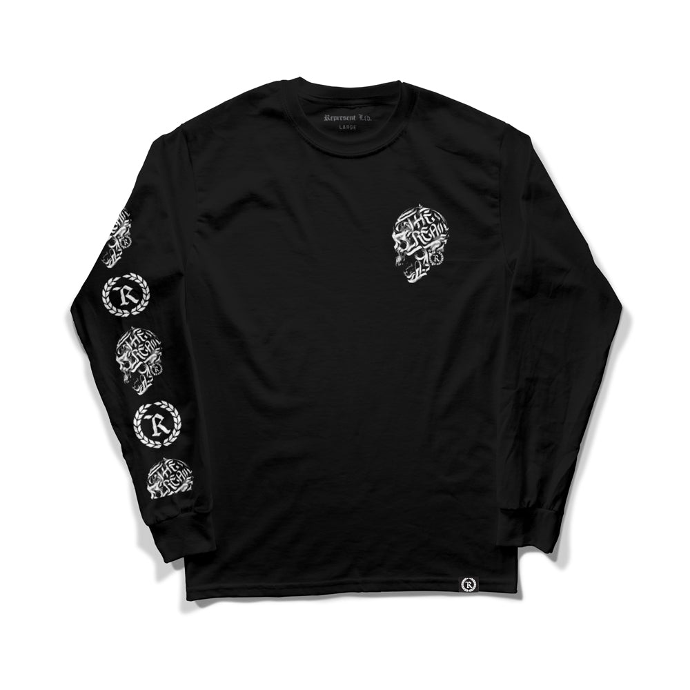 Mindz Playing Tricks Heavy Long Sleeve Tee [BLACK] LIMITED