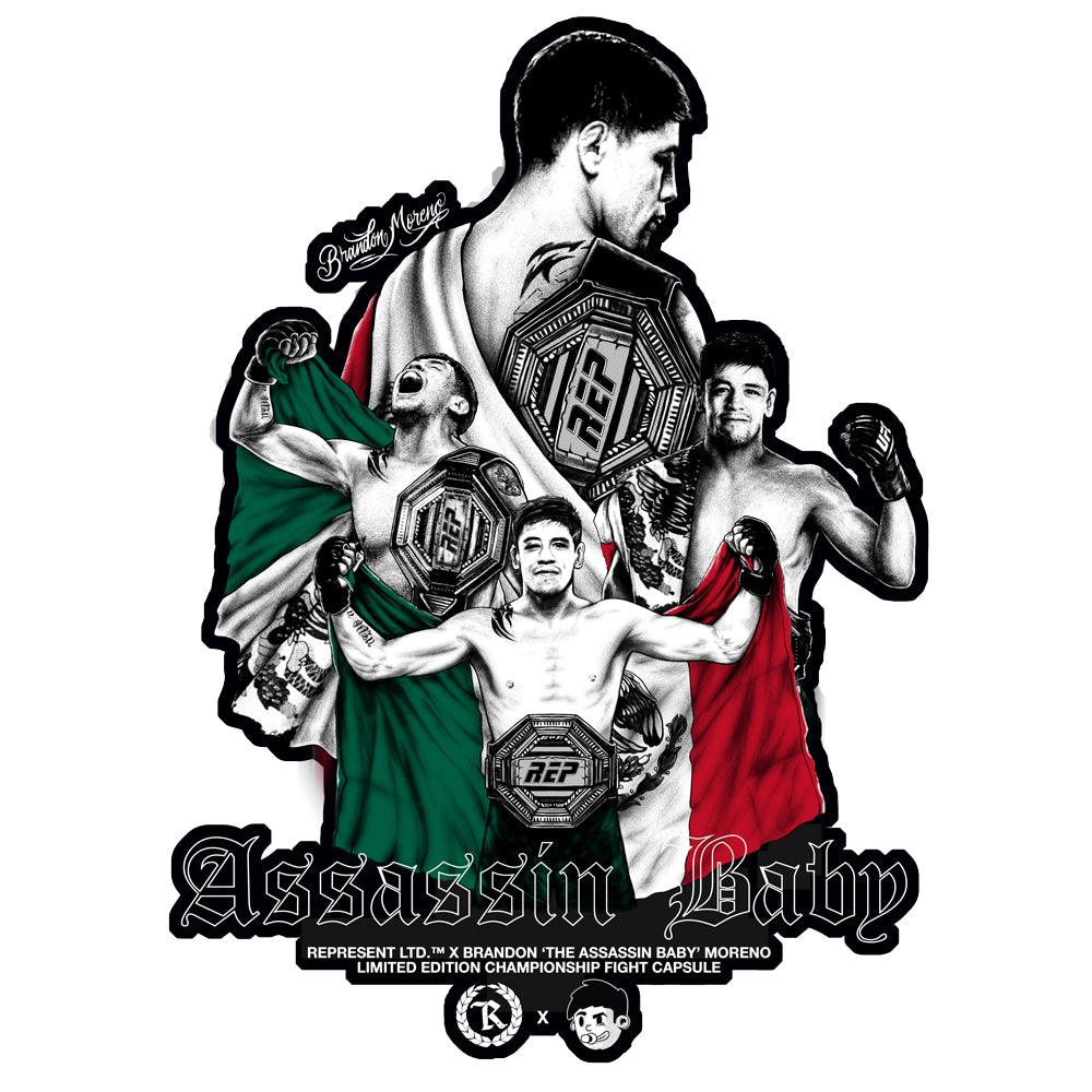 Brandon Moreno UFC 270 Bumper Sticker [BLACK] 270 COLLECTOR'S