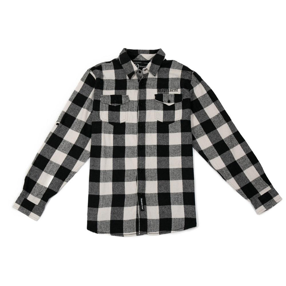 Black off white flannel Clearance