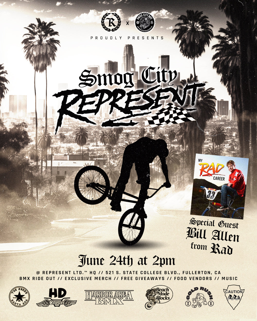 SPECIAL EVENT June 24th BMX Ride Out w/ Cru Jones from RAD Movie