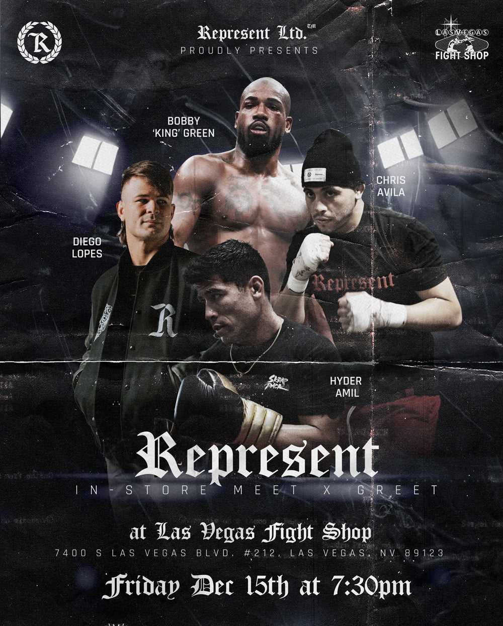 VEGAS IN-STORE | FRI. DEC. 15TH @ Las Vegas Fight Shop
