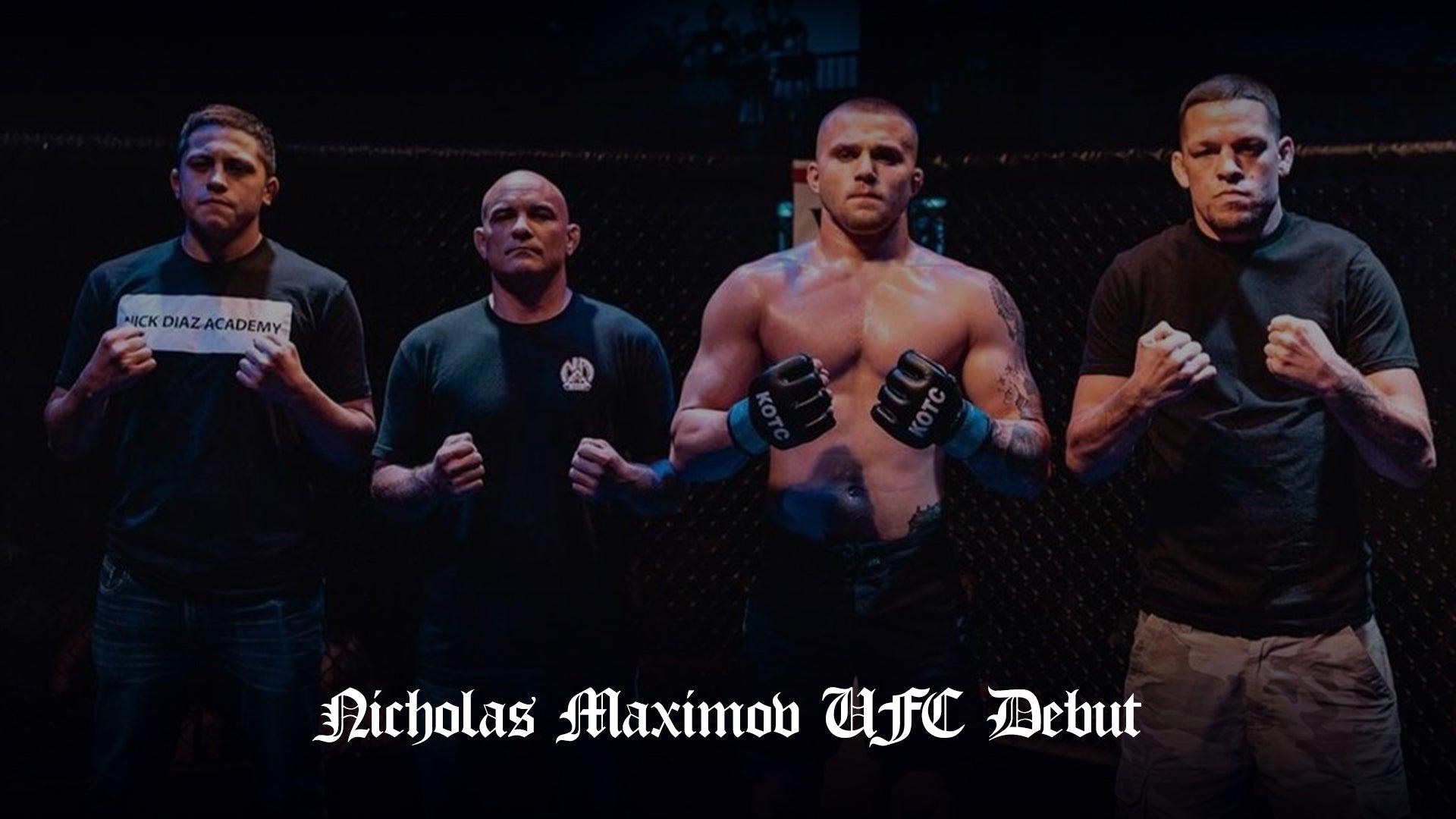 NDA's Nicholas Maximov To Main Event UFC Dana White's Contender Series - Represent Ltd.™