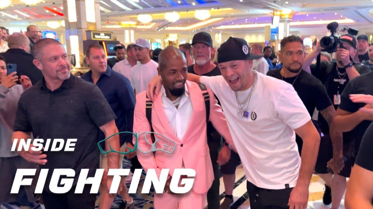 Nate Diaz Mobbed by Fans After Big Win at UFC 279 via Inside Fighting - Represent Ltd.™