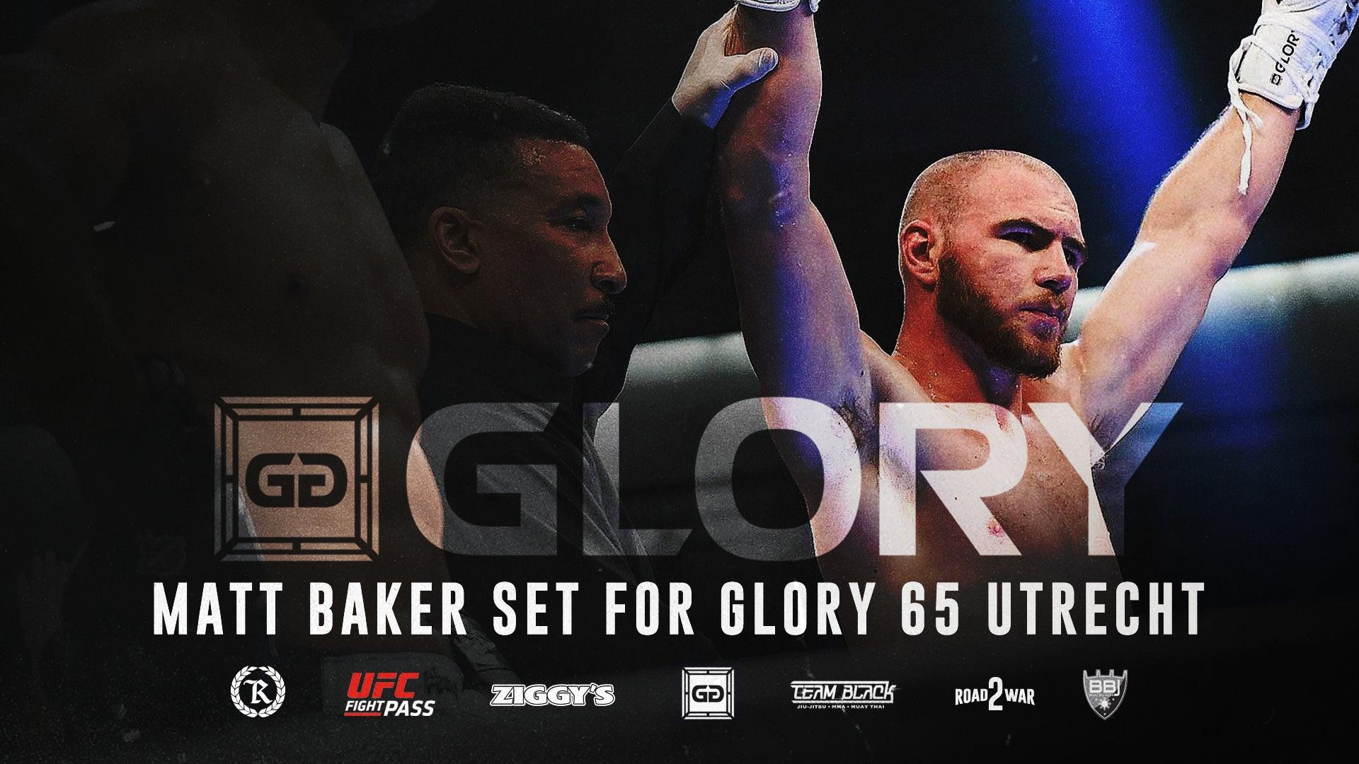 Kickboxer Matt Baker Set for Glory 65 Utrecht - Represent Ltd.™