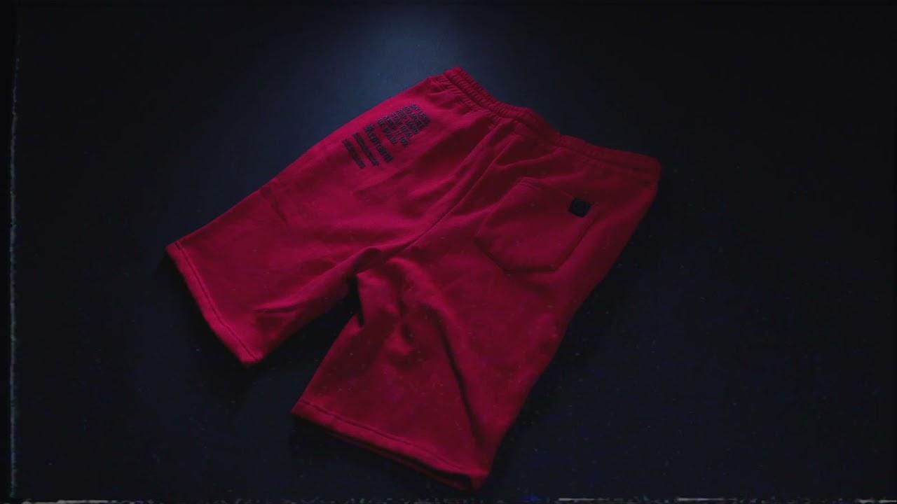Represent Ltd.™ 'SAY LESS X DO MORE Red Fleece Shorts' - Represent Ltd.™