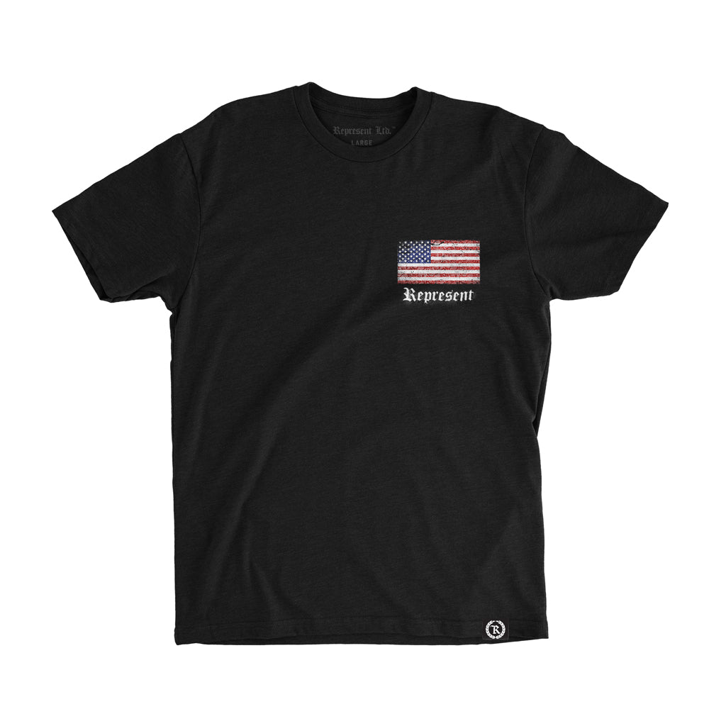 [激レア美品]descendents TシャツS black flag ALL USA Flag Paisley Signature Tee [BLACK] LIMITED EDITION