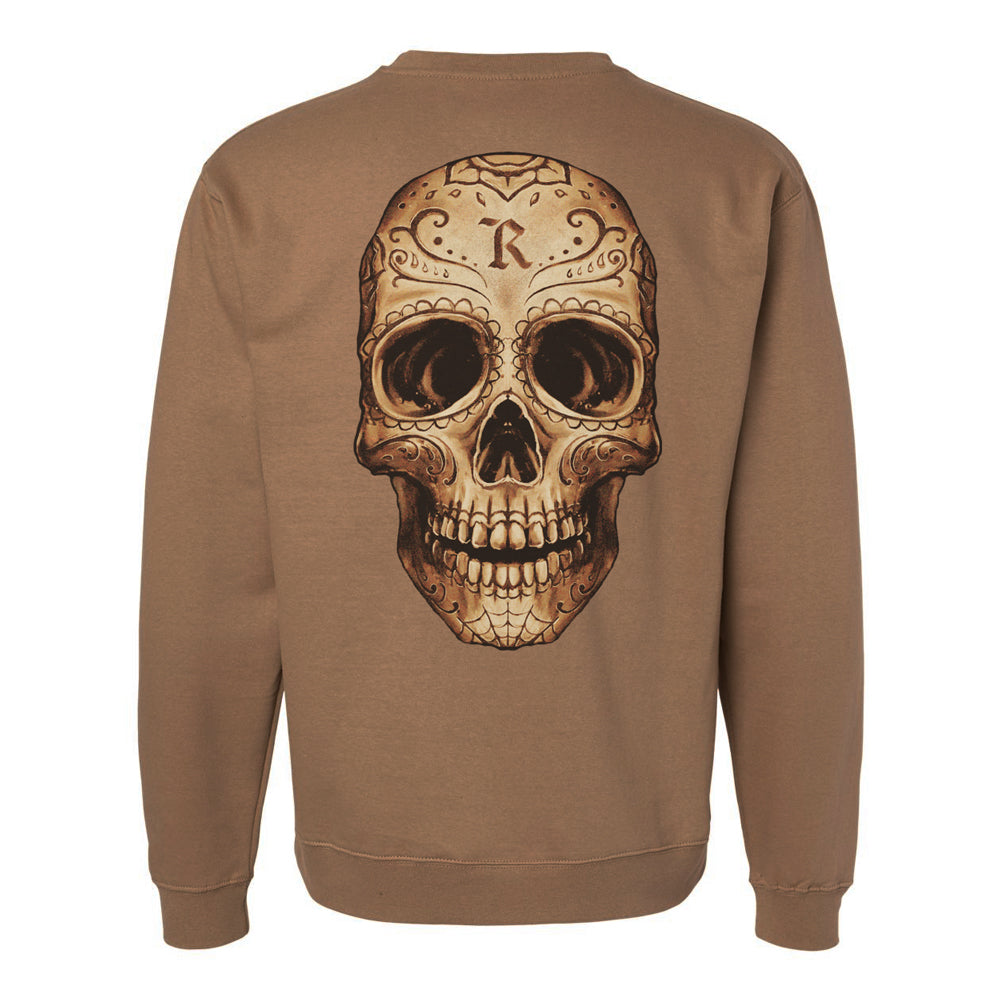 DDLM Skeleton Skull Crewneck Sweatshirt [SANDSTONE] LIMITED EDITION