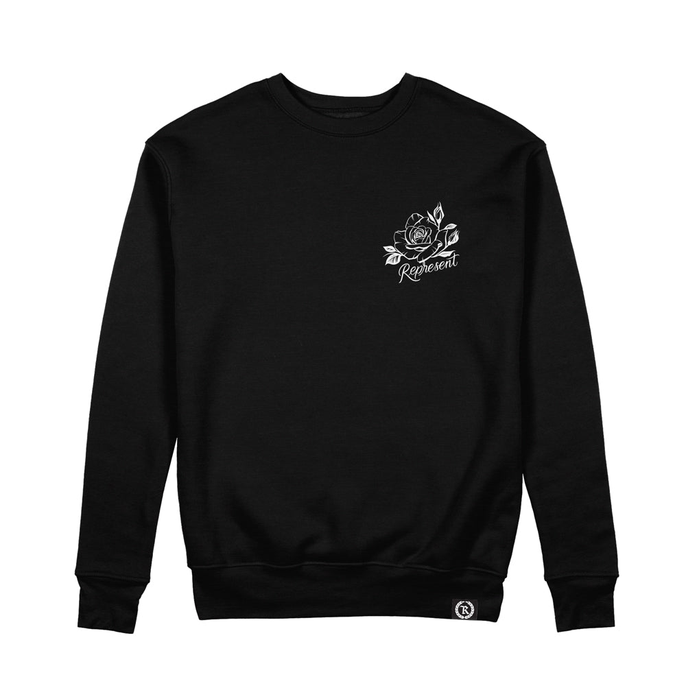 Eterno Crewneck Sweater [BLACK] By ELVIA GUADIAN