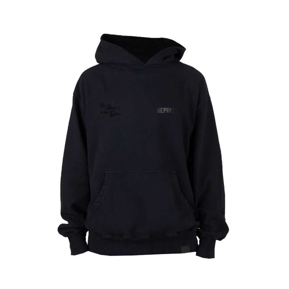 The Realest in the Game Ultra Premium Heavyweight Hoodie [BLACKED OUT]