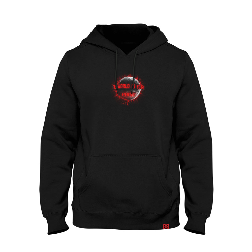 The World Is Yours Heavyweight Hoodie [BLACK]