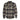 Slanted Quilted Flannel Jacket [KHAKI PLAID]
