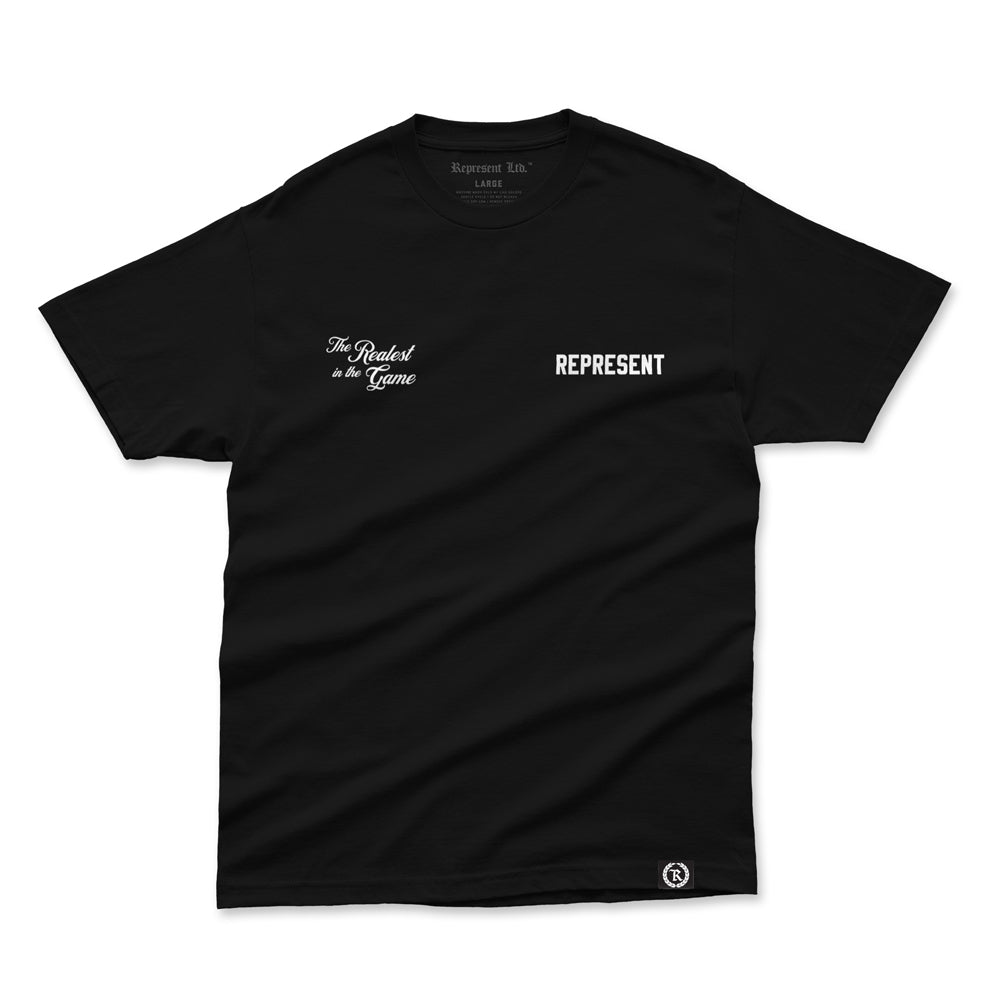 The Realest in the Game Heavyweight Oversized Tee [BLACK]