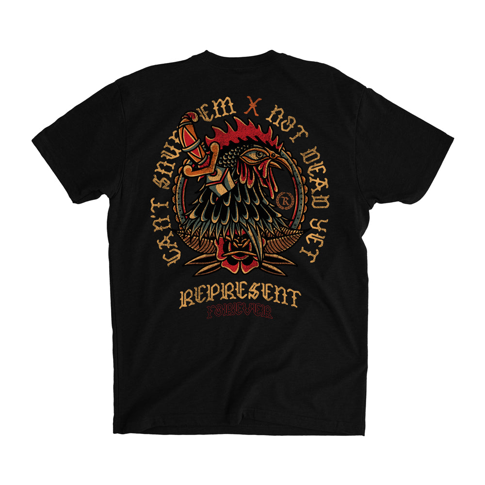 The Rooster Forever Signature Tee [BLACK]