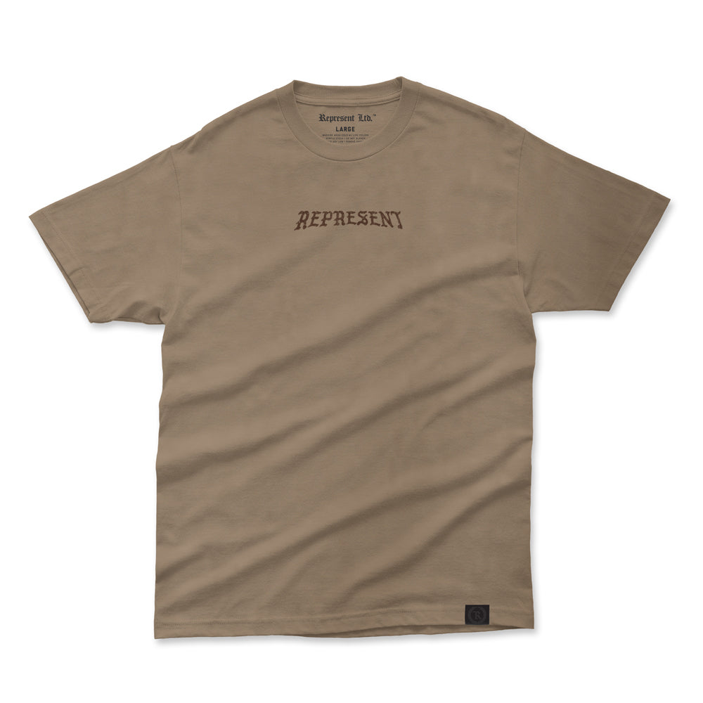 DDLM Skeleton Skull Heavyweight Tee [FADED BROWN] LIMITED EDITION