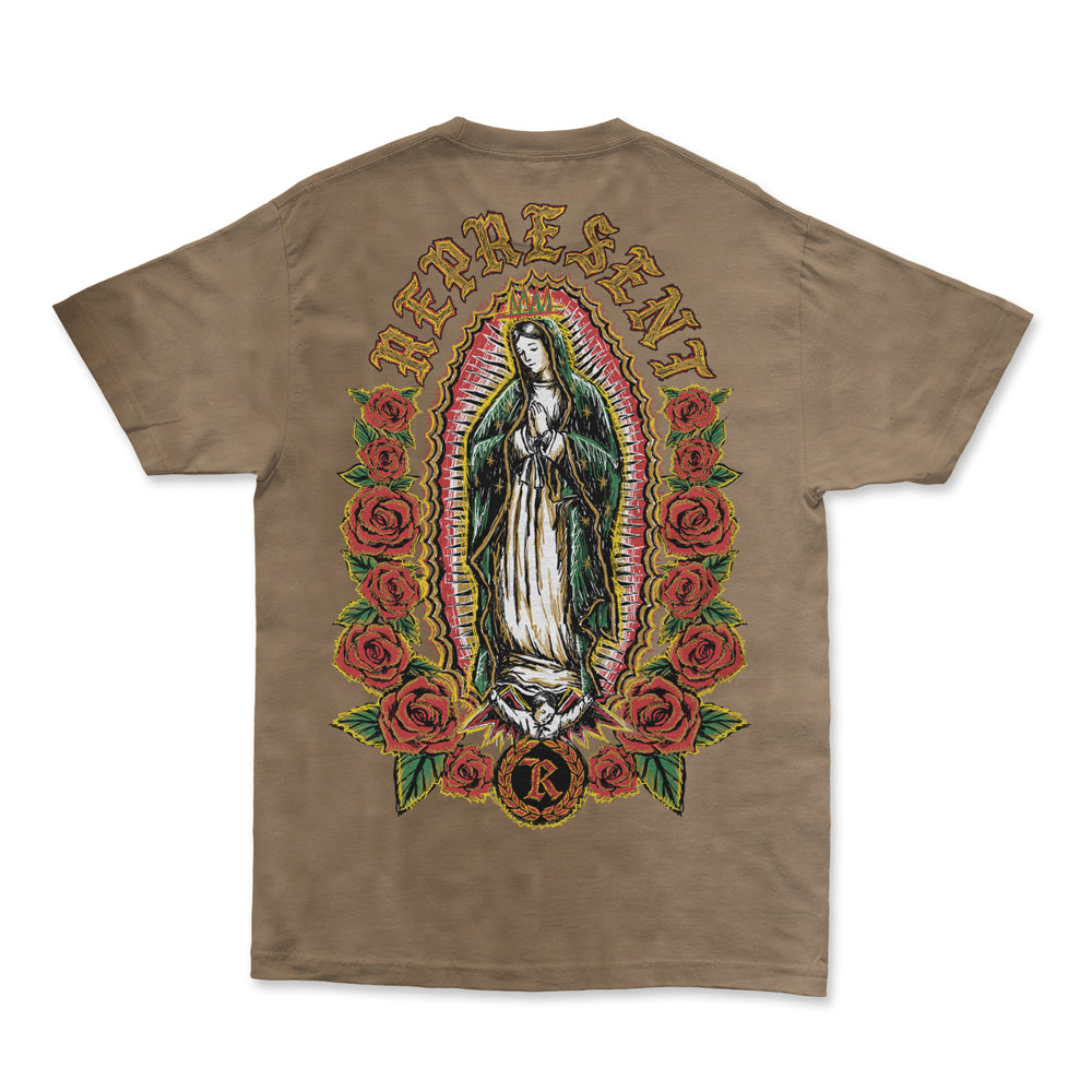 Our Lady Heavyweight Garment Dyed Tee [FADED BROWN] LIMITED EDITION