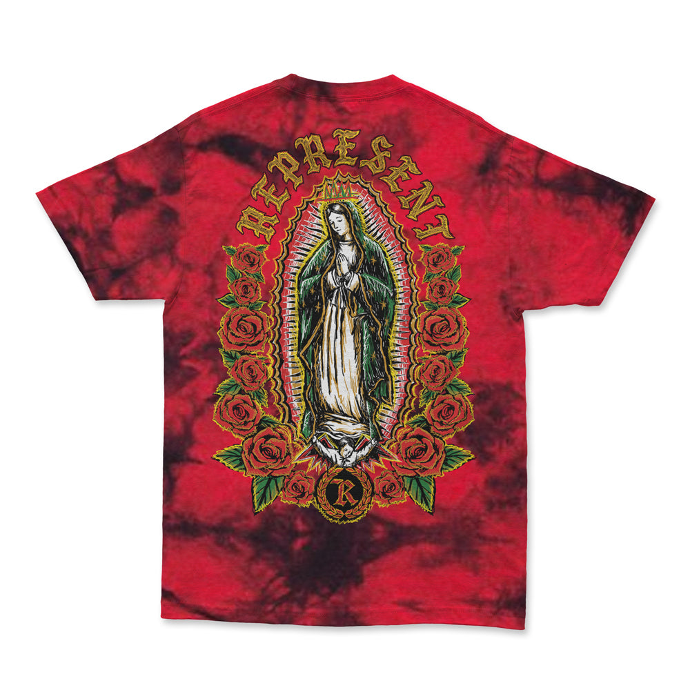Our Lady Heavyweight Garment Dyed Tee [DEEP RED] LIMITED EDITION