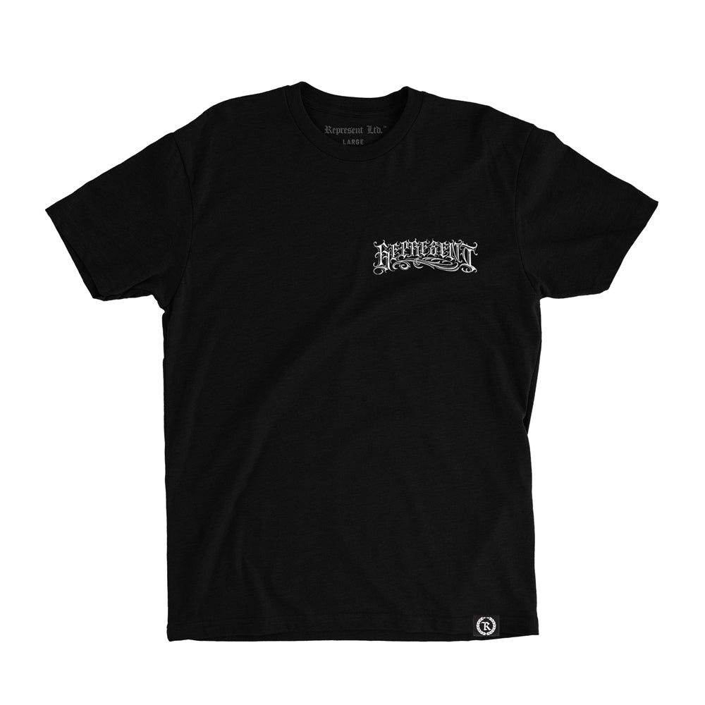 Support The REAL Signature Tee [BLACK] LIMITED EDITION