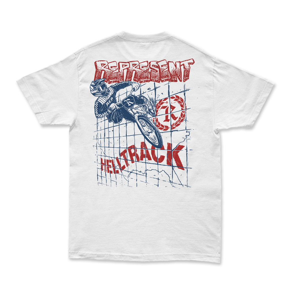 Helltrack Off The Wall Heavyweight Tee [WHITE] LIMITED EDITION