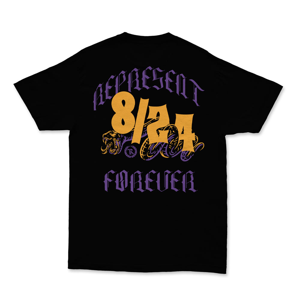 8/24 FOREVER Heavyweight Tee [BLACK] ULTRA-LIMITED EDITION