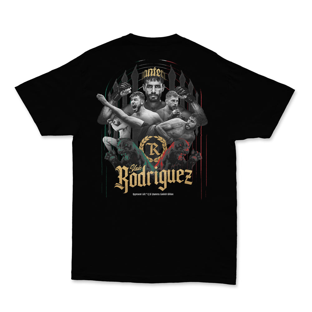 Yair Rodriguez Collage Champions Heavyweight Tee [BLACK] UFC 290 OFFICIAL