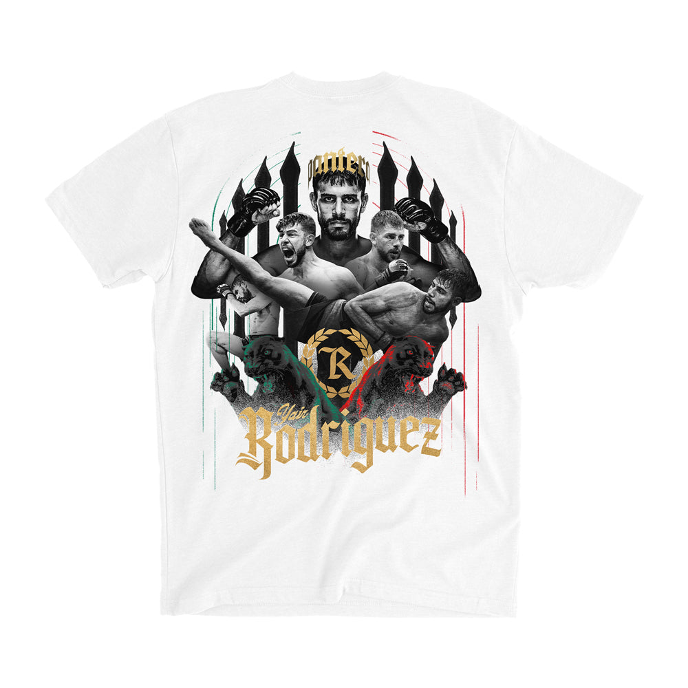 Yair Rodriguez Collage Champions Signature Tee [WHITE] OFFICIAL UFC 290