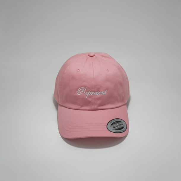 Classic Script Dad Hat [PINK] – Represent Ltd.™
