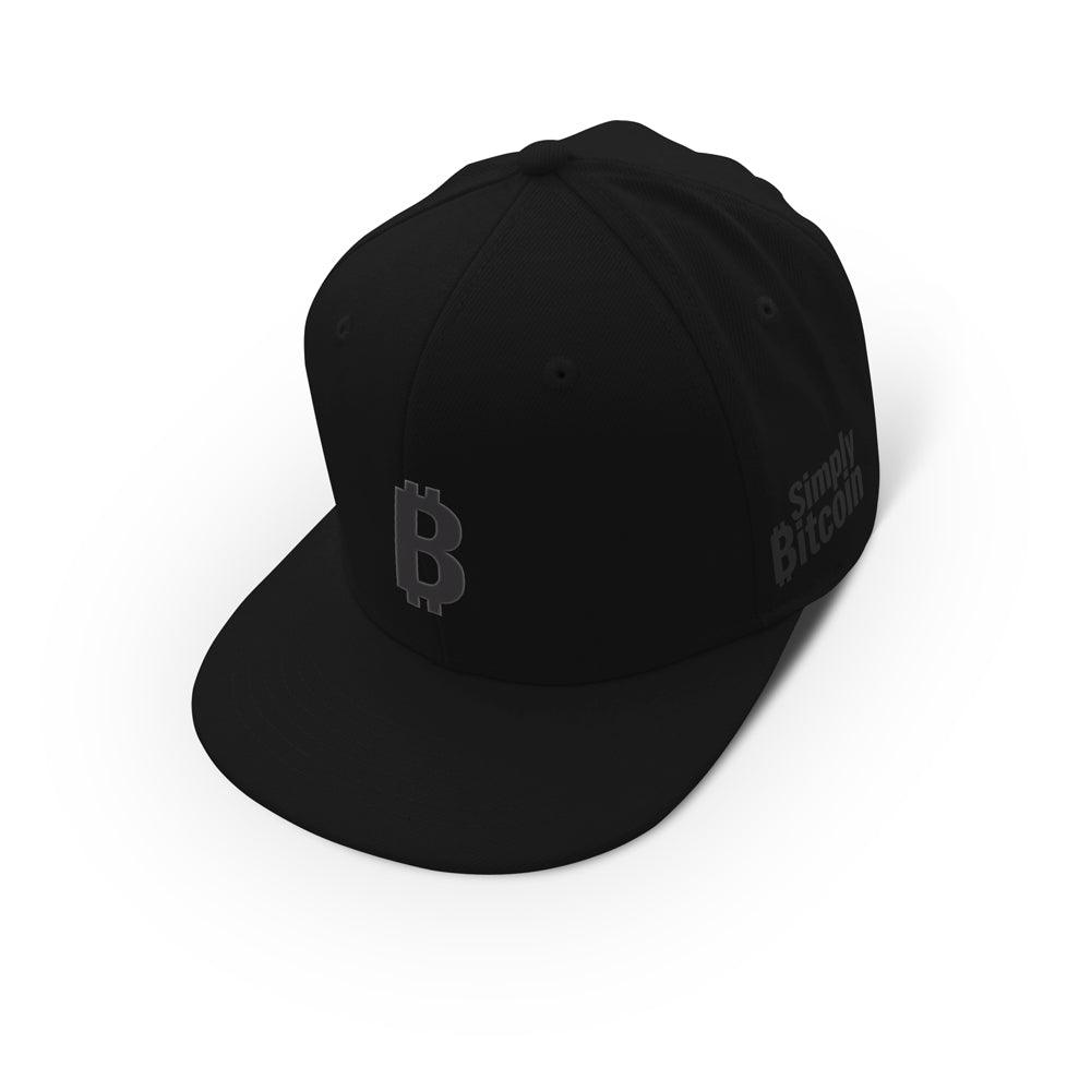 Represent X Simply BItcoin 'B' Classic Snapback [BLACK X BLACK] 21M - Represent Ltd.™