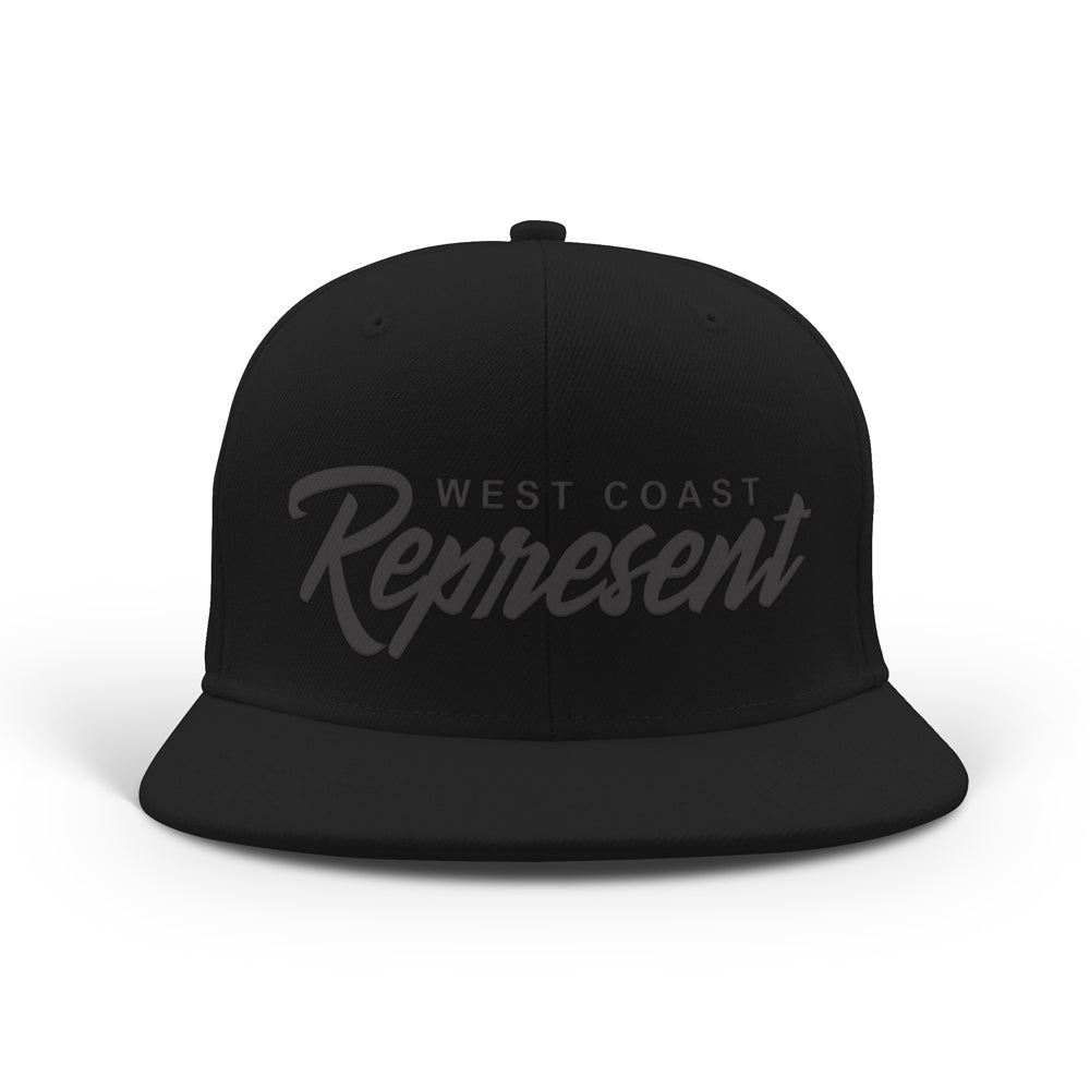NEW Tha West Coast Classic Snapback [BLACKED OUT]