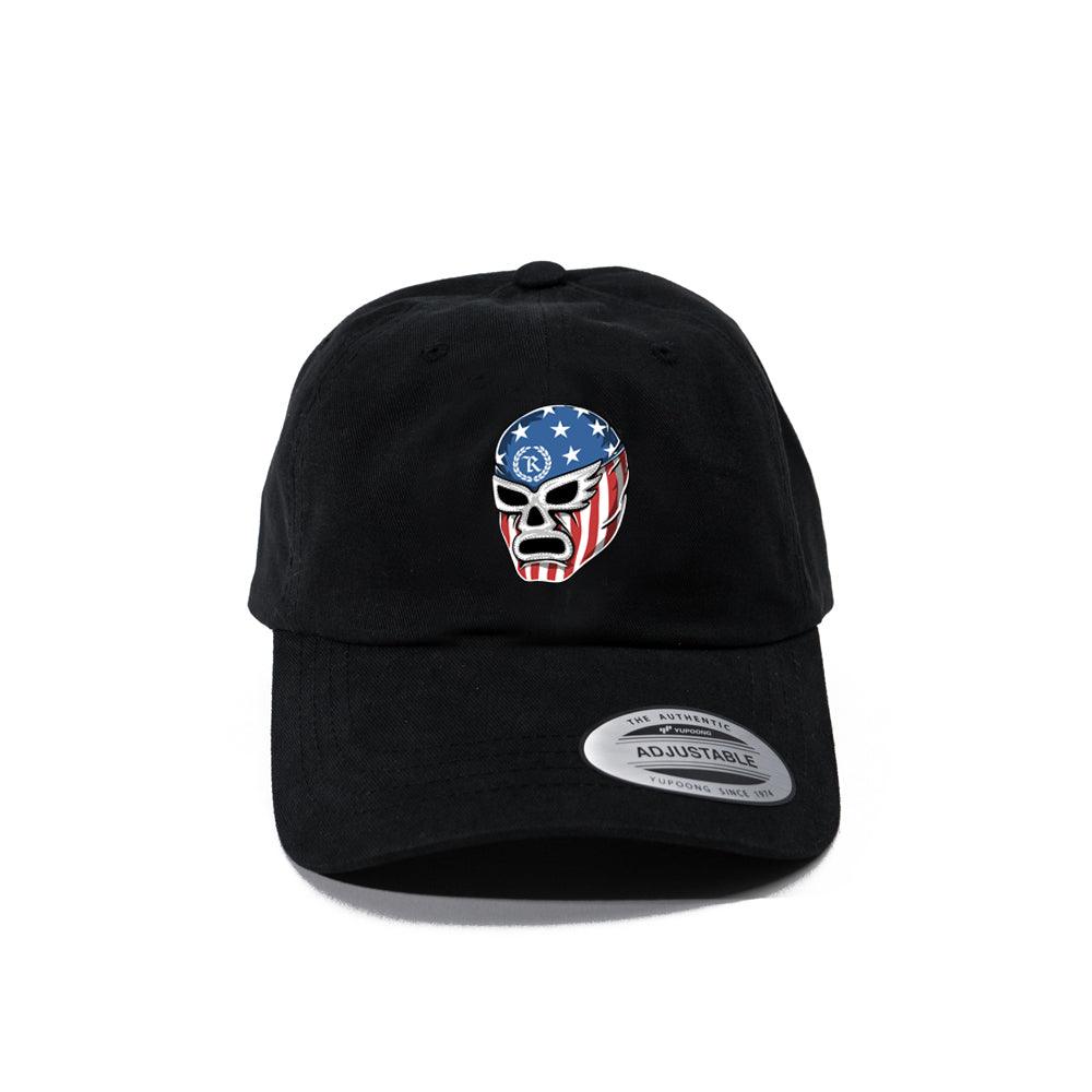 OK USA Lucha Mask Classic Dad Hat [COLOR] INDEPENDENCE DAY DROP - Represent Ltd.™