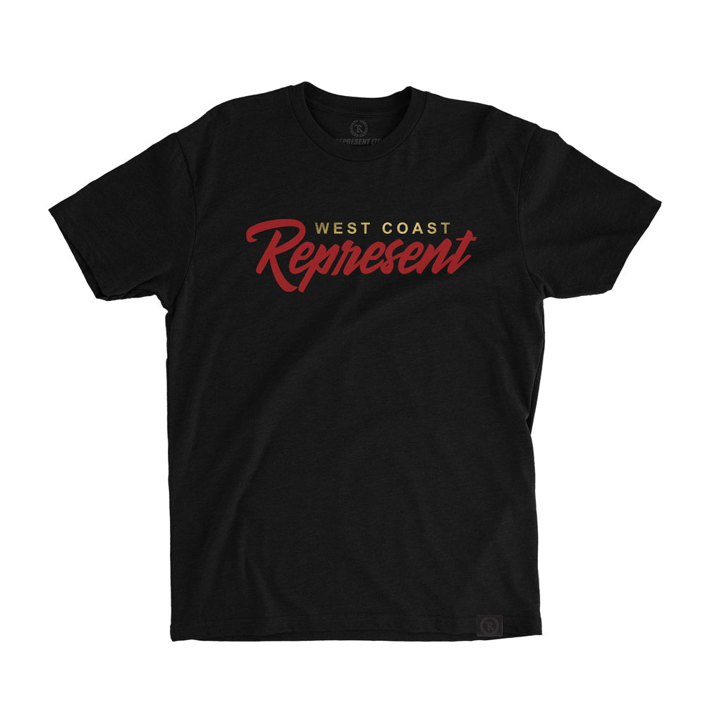 NEW Tha West Coast Signature Tee [RED // GOLD]