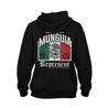 Jaime Munguia Desde Tijuana Flag Premium Hoodie [BLACK X TRI-COLOR] MUNGUIA X ROSADO LIMITED EDITION - Represent Ltd.™