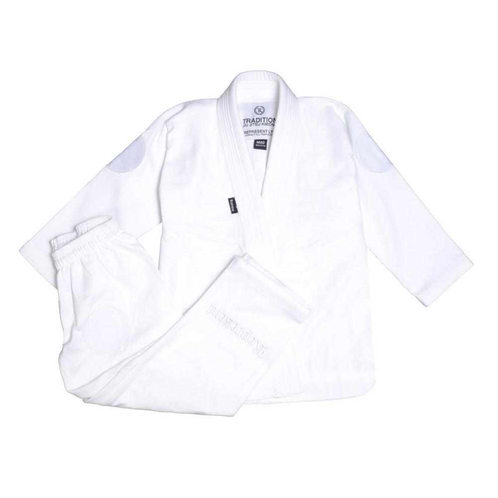 TRADITION Kids Jiu Jitsu Gi Kimono [TRADITIONAL WHITE] - Represent Ltd.™