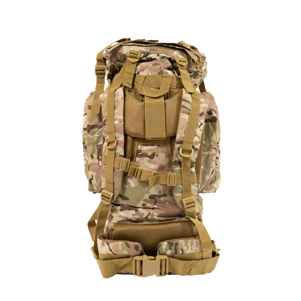 Worldwide MFG 80L Molle Tactical Military Rucksack Backpack [ARID WOODLAND]