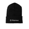 Clean Cuts Cuff Beanie [BLACK] - Represent Ltd.™