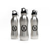 The Steel Monogram 26oz. Water Bottle [STEEL X BLACK] LIMITED EDITION - Represent Ltd.™