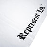 Always Represent Monogram Beach Towel [WHITE X BLACK] - Represent Ltd.™