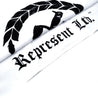 Always Represent Monogram Beach Towel [WHITE X BLACK] - Represent Ltd.™
