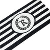 Logo Striped Beach Towel [BLACK X WHITE] LIMITED EDITION - Represent Ltd.™
