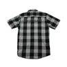 Original Classic Short Sleeve Plaid Button-up Shirt [GRAY X BLACK] LIMITED BATCH - Represent Ltd.™