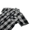 Original Classic Short Sleeve Plaid Button-up Shirt [GRAY X BLACK] LIMITED BATCH - Represent Ltd.™