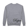 NEW Classic Script Crewneck Sweatshirt [GUNMETAL] - Represent Ltd.™