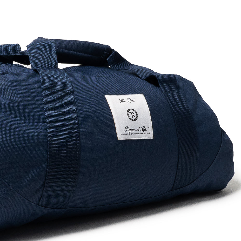 The Real Woven Patch 23 1/2" Large Duffel Bag [NAVY]