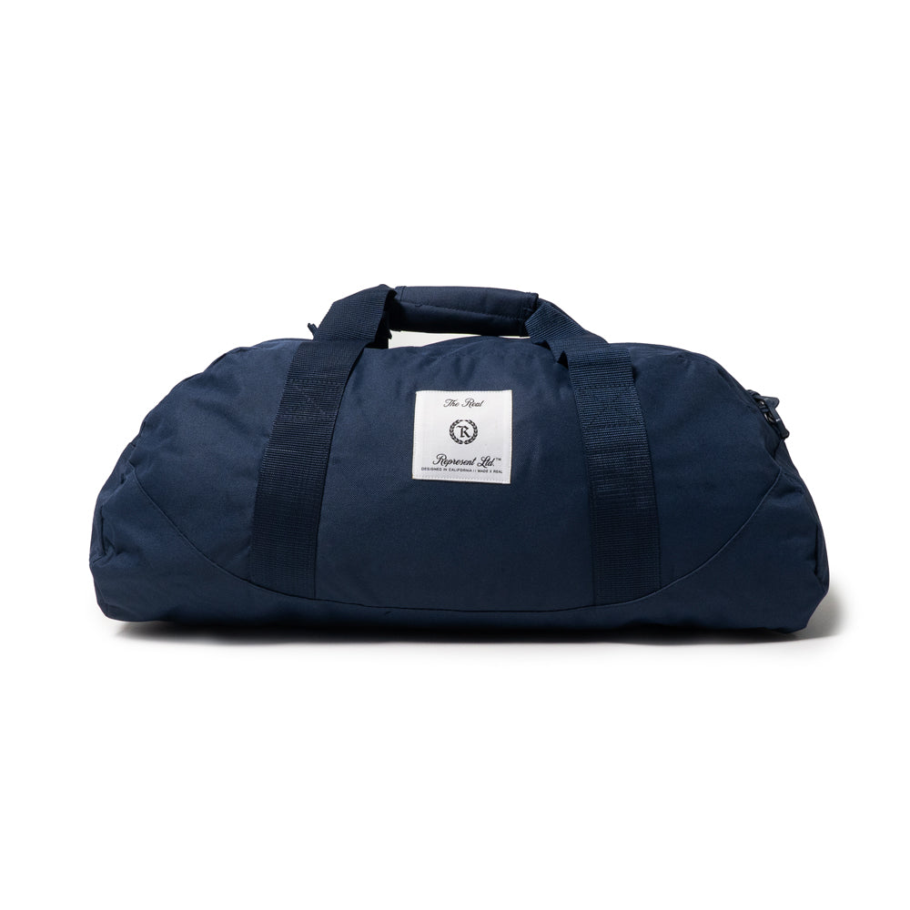 The Real Woven Patch 23 1/2" Large Duffel Bag [NAVY]