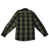 Original Classic Long Sleeve Flannel Shirt [ARMY X BLACK] FLANNEL SEASON - Represent Ltd.™
