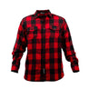 Original Classic Long Sleeve Flannel Shirt [BLACK X RED] FLANNEL SEASON - Represent Ltd.™