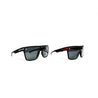 Monogram Men’s Polarized Shield Sunglasses Oversized Flat Top Square [BLACK X GRAY] LIMITED EDITION - Represent Ltd.™