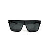 Monogram Men’s Polarized Shield Sunglasses Oversized Flat Top Square [BLACK X GRAY] LIMITED EDITION - Represent Ltd.™