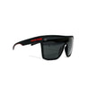 Monogram Men’s Polarized Shield Sunglasses Oversized Flat Top Square [BLACK X RED] LIMITED EDITION - Represent Ltd.™