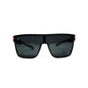 Monogram Men’s Polarized Shield Sunglasses Oversized Flat Top Square [BLACK X RED] LIMITED EDITION - Represent Ltd.™