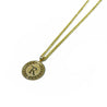 14K Solid Gold Gang Monogram Pendant & Cuban Link Necklace [14 karat] COLLECTOR'S EDITION - Represent Ltd.™